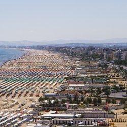 Panorama riviera romagnola 