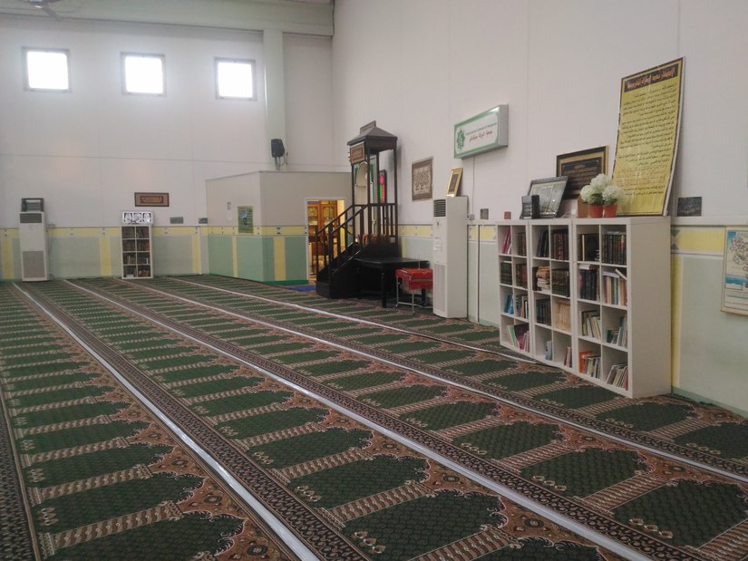 L'interno della moschea 