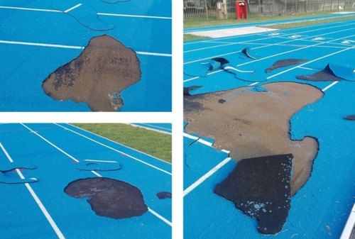 Il grave atto vandalico commesso ai danni della nuova pista di atletica 