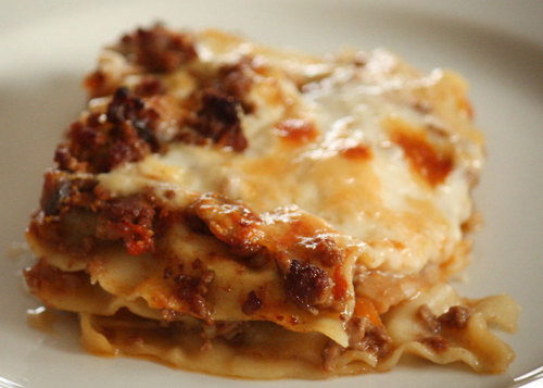 Le lasagne al forno cancellate dal menù 