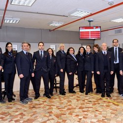 La squadra di operatori che lavorerà presso l'infopoint Duomo 