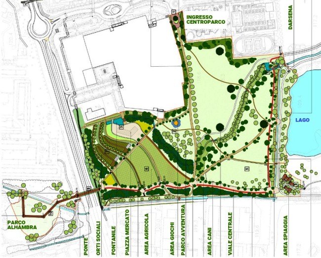 Come sarà il nuovo Centroparco 