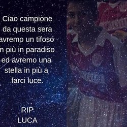 Il messaggio dedicato a Luca dall'USOM calcio 