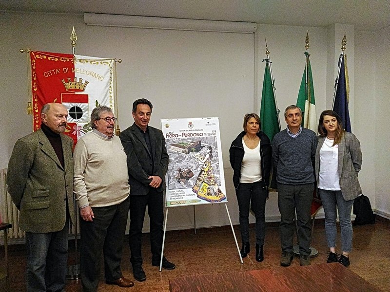 La rappresentanza del Comitato Fiera e dell'amministrazione comunale 