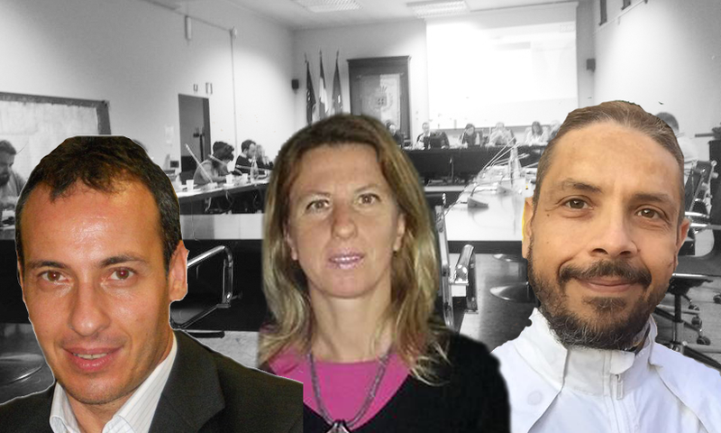 Da sinistra: Dario Ninfo, Elisabetta Codazzi, Giuseppe Di Bono 