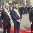 Il sindaco di Mediglia Paolo Bianchi con il sindaco di San Giuliano Milanese Marco Segala