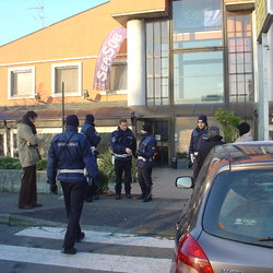 L'intervento in forze della Polizia locale 