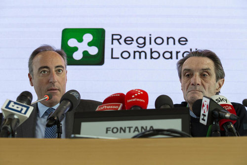 Regione Lombardia, Giulio Gallera e Attilio Fontana 