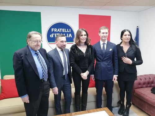 I regionali di Fratelli d'Italia: De Corato, Lucente, Mazzali, Romani e Magoni 