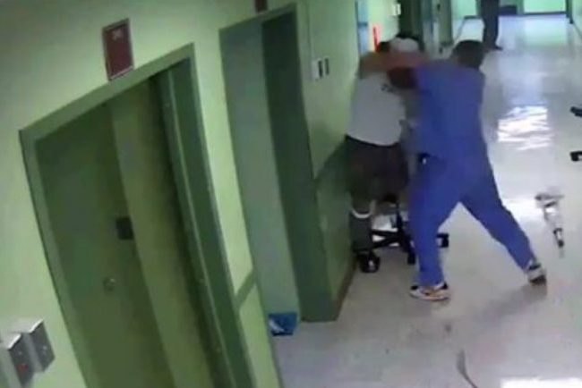 Un'aggressione in ospedale 