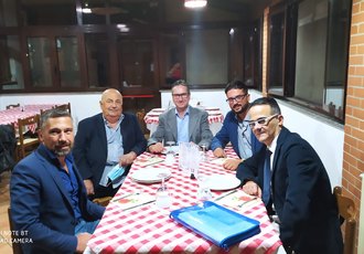 Da sinistra: Franco Lucente, Antonio Suraci, Stafano Roma, Fabio Raimondo e Vito del Giudice 