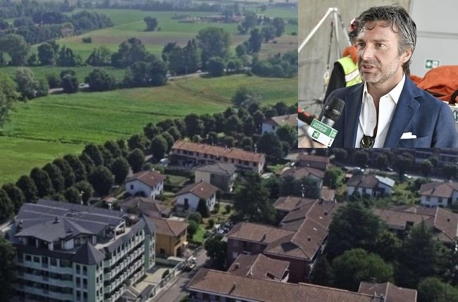 L'area dove dovrebbe sorgere la logistica 