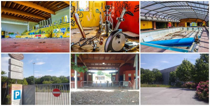 La struttura sportiva dell'ex Acquapark chiusa da 7 anni 