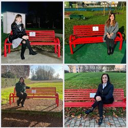 Dall'alto in senso orario: Diana Silaghi, Gaia Nuzzi, Alessandra Scaramuzzino e Graziana Micca 