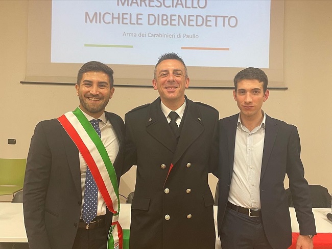 La stazione dei Carabinieri di Paullo saluta il Maresciallo