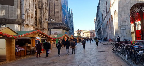 I mercatini in Piazza del Duomo 