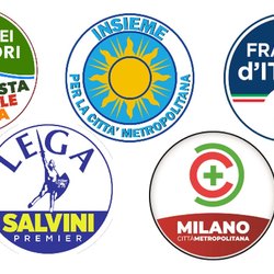 Le cinque liste ammesse alla elezioni di secondo grado 