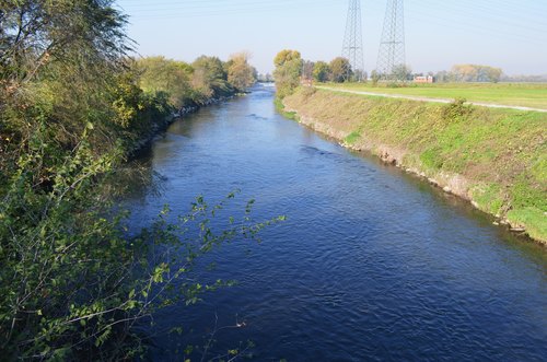 Il fiume Lambro a Mediglia 