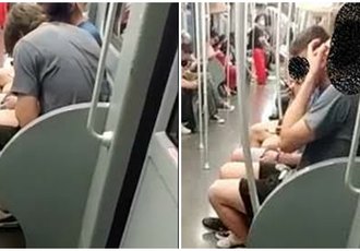 Due uomini in metropolitana fanno uso di droghe pesanti 