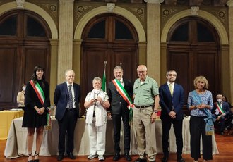 La cerimonia all'Istituto dei Ciechi di Milano 
