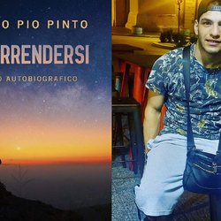 La copertina del libro e l'autore Antonio Pio Pinto 