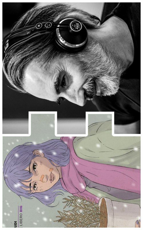La copertina del nuovo libro e Matteo Bussola 