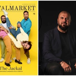 La copertina di Postalmarket e il Ceo Alessio Badia 