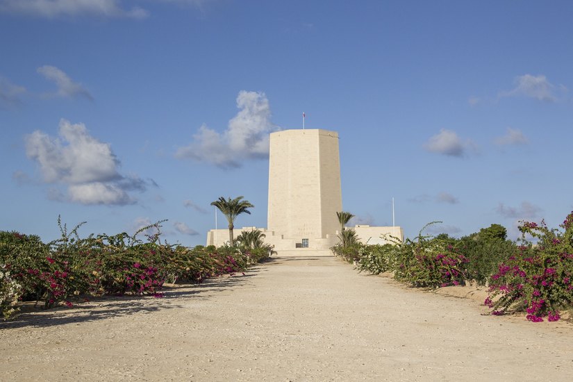 Il memoriale di guerra dei caduti italiani a El Alamein Egitto 