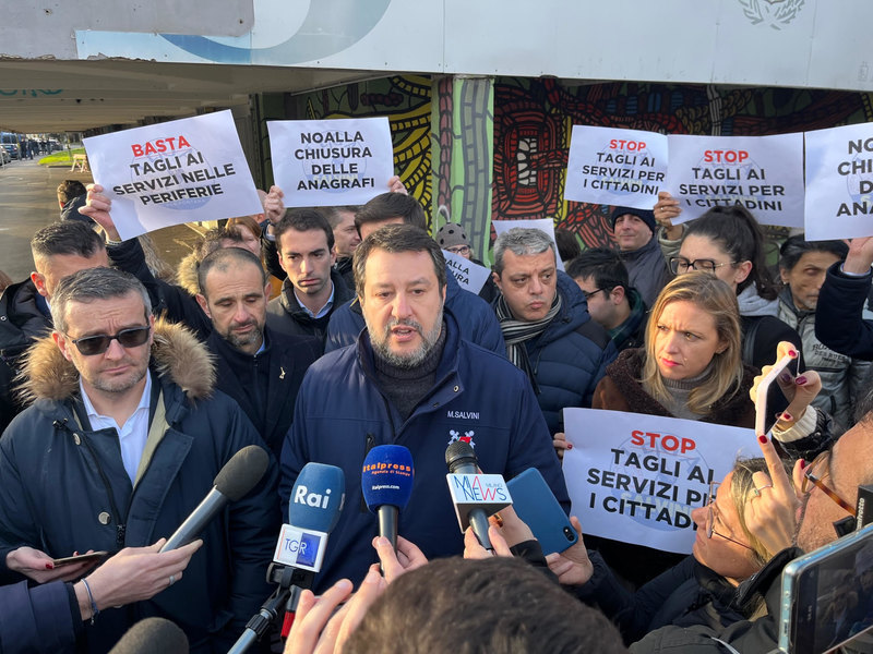 Le dichiarazioni del vicepremier Matteo Salvini 