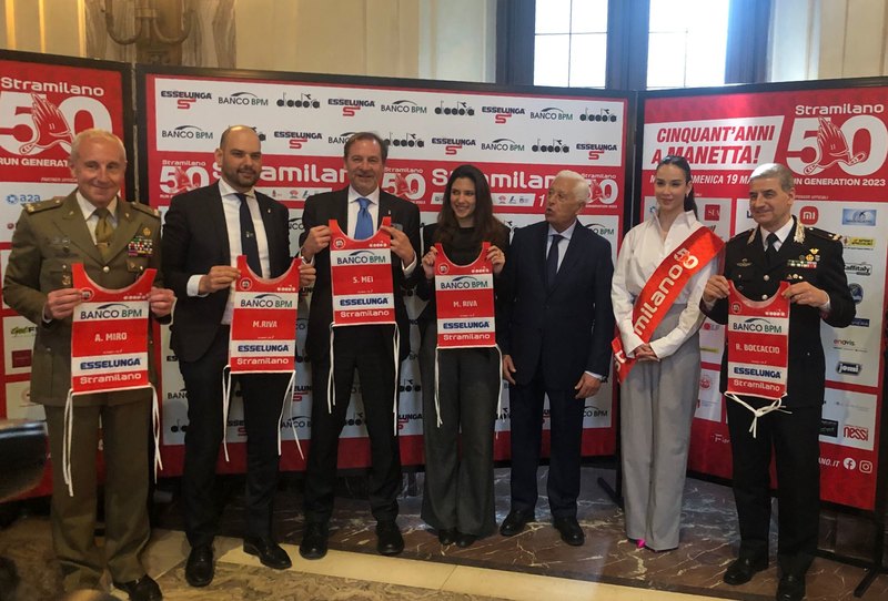 La presentazione della 50esima edizione della Stramilano a Palazzo Marino (Foto Mianews) 