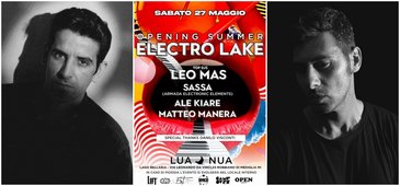 A sinistra Leo Mas, a destra Sassa Dj 