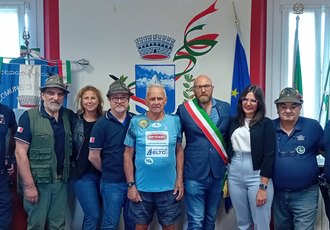 Alessandro Bellière ricevuto in Municipio 