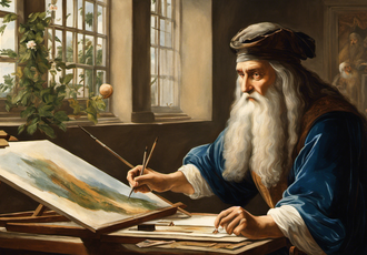 Una rappresentazione di Leonardo Da Vinci 