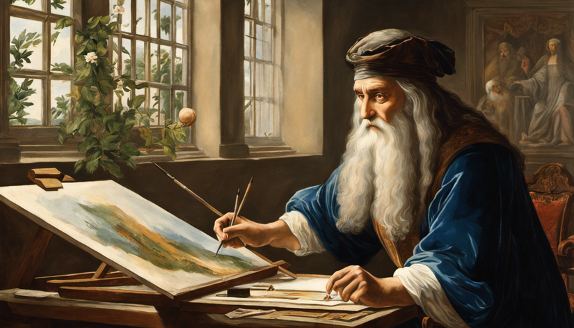 Una rappresentazione di Leonardo Da Vinci 