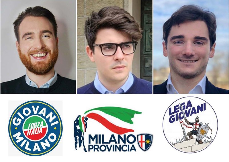 Da sinistra Luca Vassallo, Matteo Fantinelli e Matteo Gazzola 