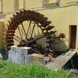 La vecchiaruota del Mulino risalente al 1871 
