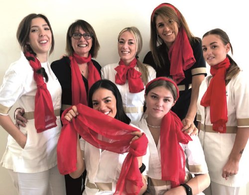 Lo staff di Almea a sostegno delle donne 
