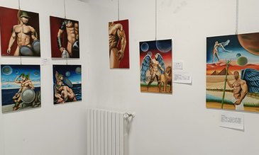 Le opere di Roberto Cabiati esposte presso lo Spazio Agorà di Mezzate 
