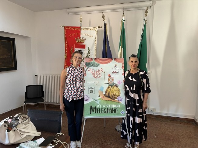 L'assessore Serena Mazza (a sx) e La presidente di Amame, Caterina Ippolito 