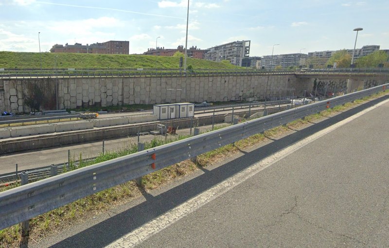 Il tratto della Paullese che entra a Milano 