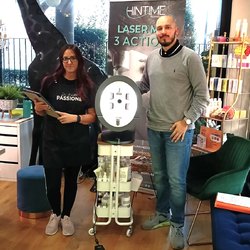 Francesca e Jacopo i titolari di Nefertari Beauty Nails 