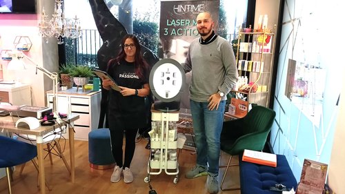 Francesca e Jacopo i titolari di Nefertari Beauty Nails 