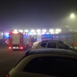 I soccorritori in stazione a San Zenone 