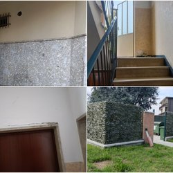 Foto scattate nell'agosto 2023 che testimoniano le problematiche mai risolte dei residenti di via Pascoli 