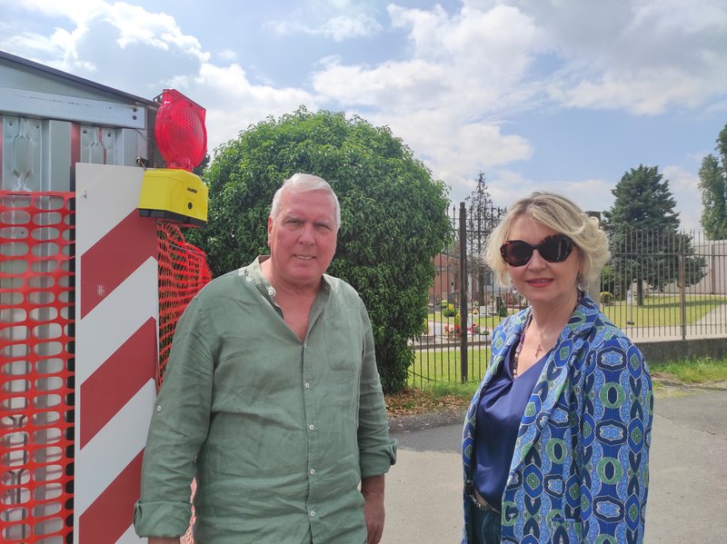 Assessore Claudio Dotti e la sindaca Ivonne Cosciotti 