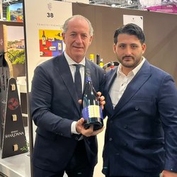 Luca Zaia e Luca Prina con il Mar'e Soli 