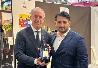 Luca Zaia e Luca Prina con il Mar'e Soli 