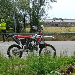 La moto del sinistro 
