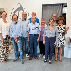 Gli allievi con Maestro 