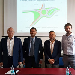 Da sinistra Gabriele Olivari , Roberto Gabriele, Franco Lucente, Loris Molteni 